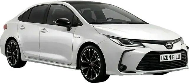 Toyota Corolla hibrit otomatik kiralık araç